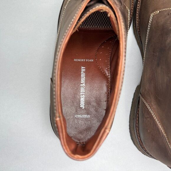 Johnston & Murphy Copeland Chukka Boots Men\'s Size 15‎ Brown Leather Shoes main image 12